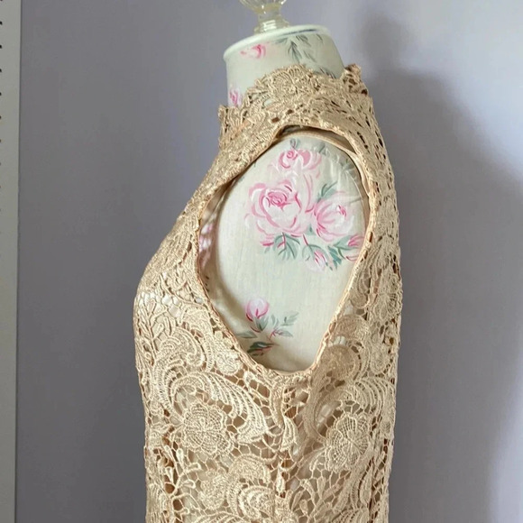 Gracia nude/tan mini dress size Medium NWT - Picture 4 of 15